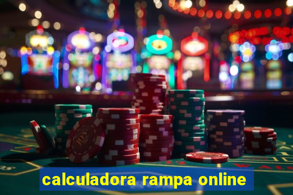 calculadora rampa online